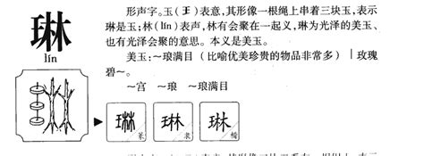 琳字的意思|琳字的意思、解释和含义以及拼音、笔画和笔顺